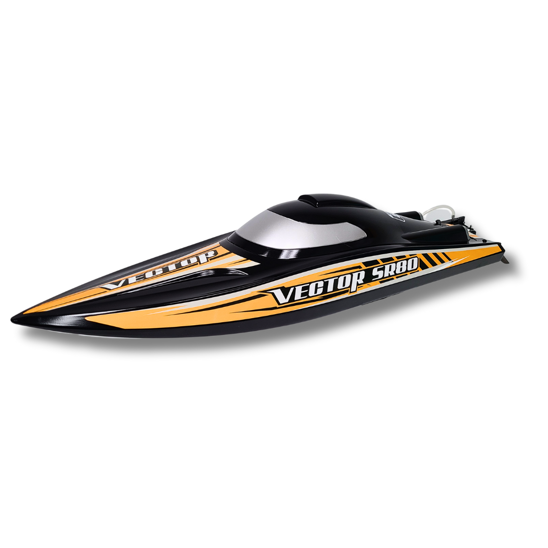 VECTOR SR80 45MPH High Speed Race Boat Brushless ARTR (Black VECTOR SR80 45MPH High Speed Race Boat Brushless ARTR (Black