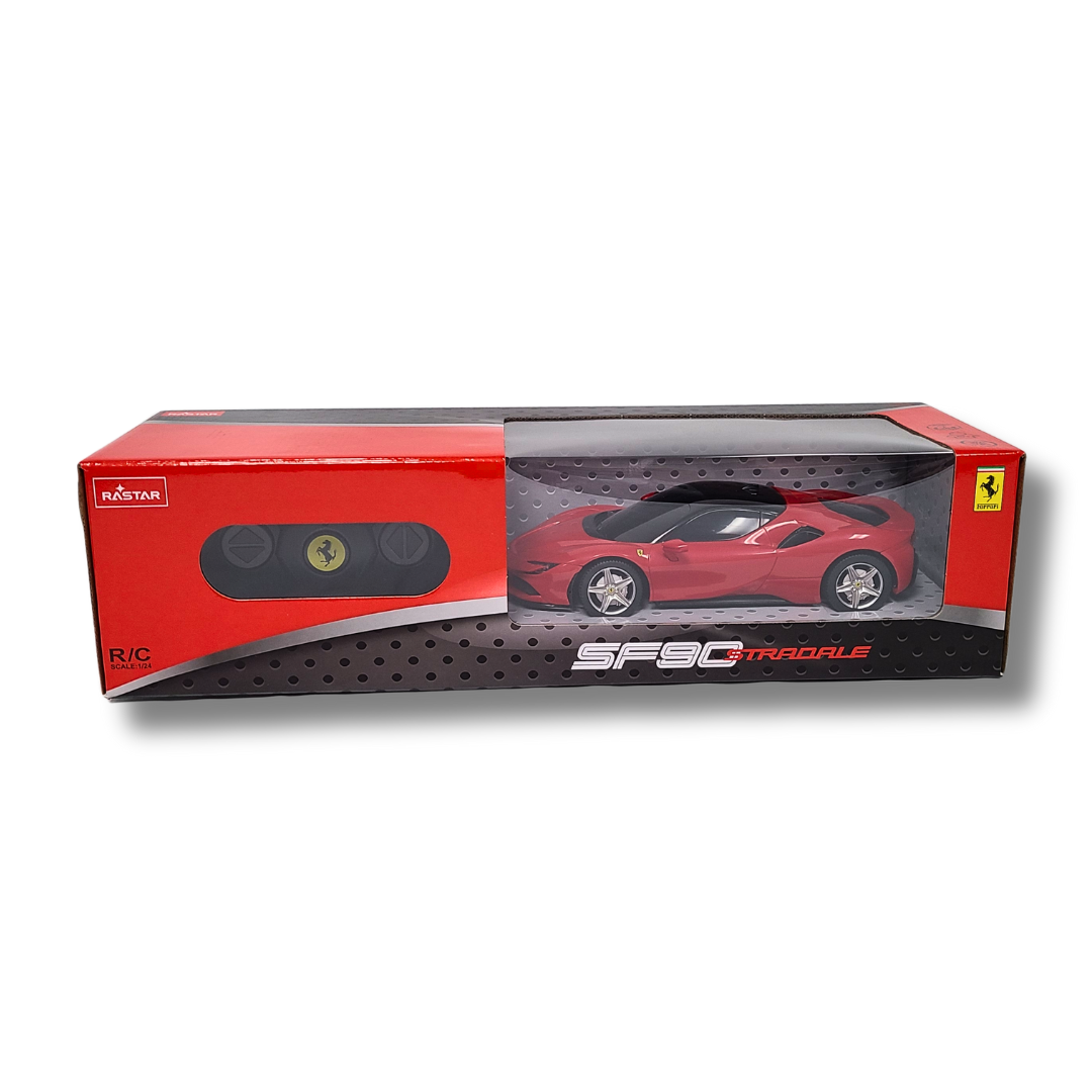 Rastar 1:24 Scale Ferrari SF90 Stradale RC Car – Officially