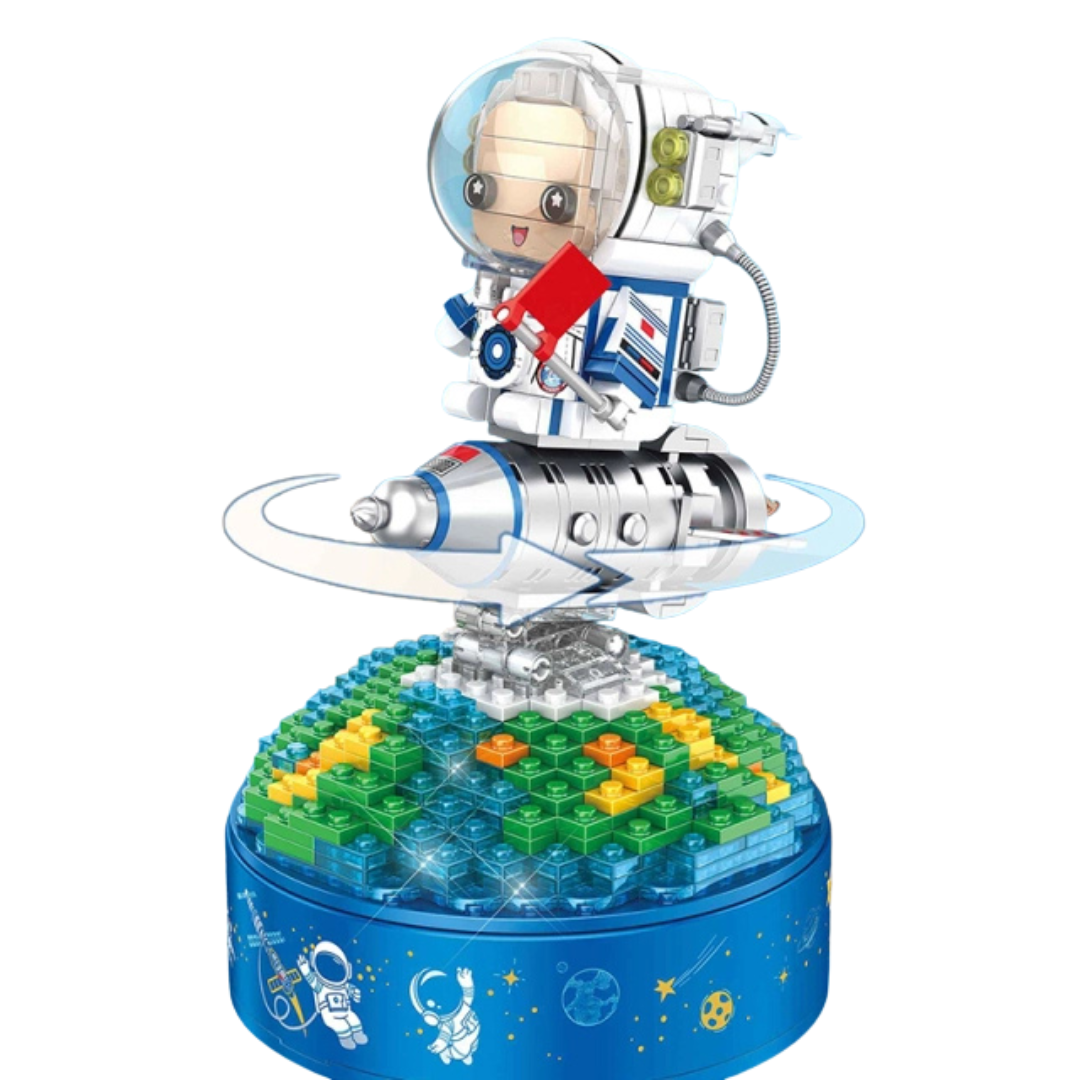 Panlos 656018 Astronaut Music Box – Creative Series Brick Set (546