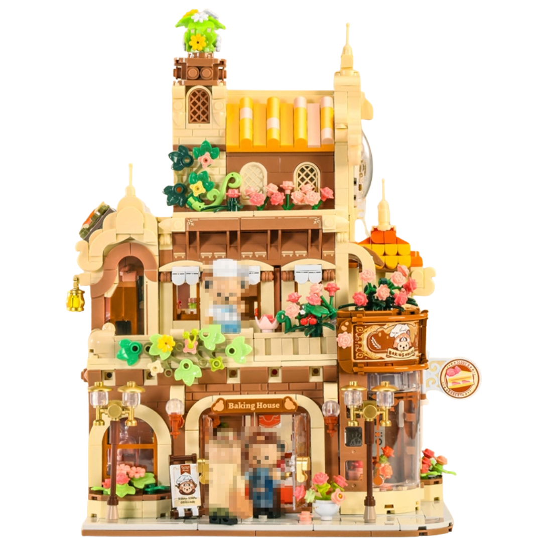Inbrixx 81103 Teddy Bakery 1,547pcs – Display Brick Diorama – IMEX