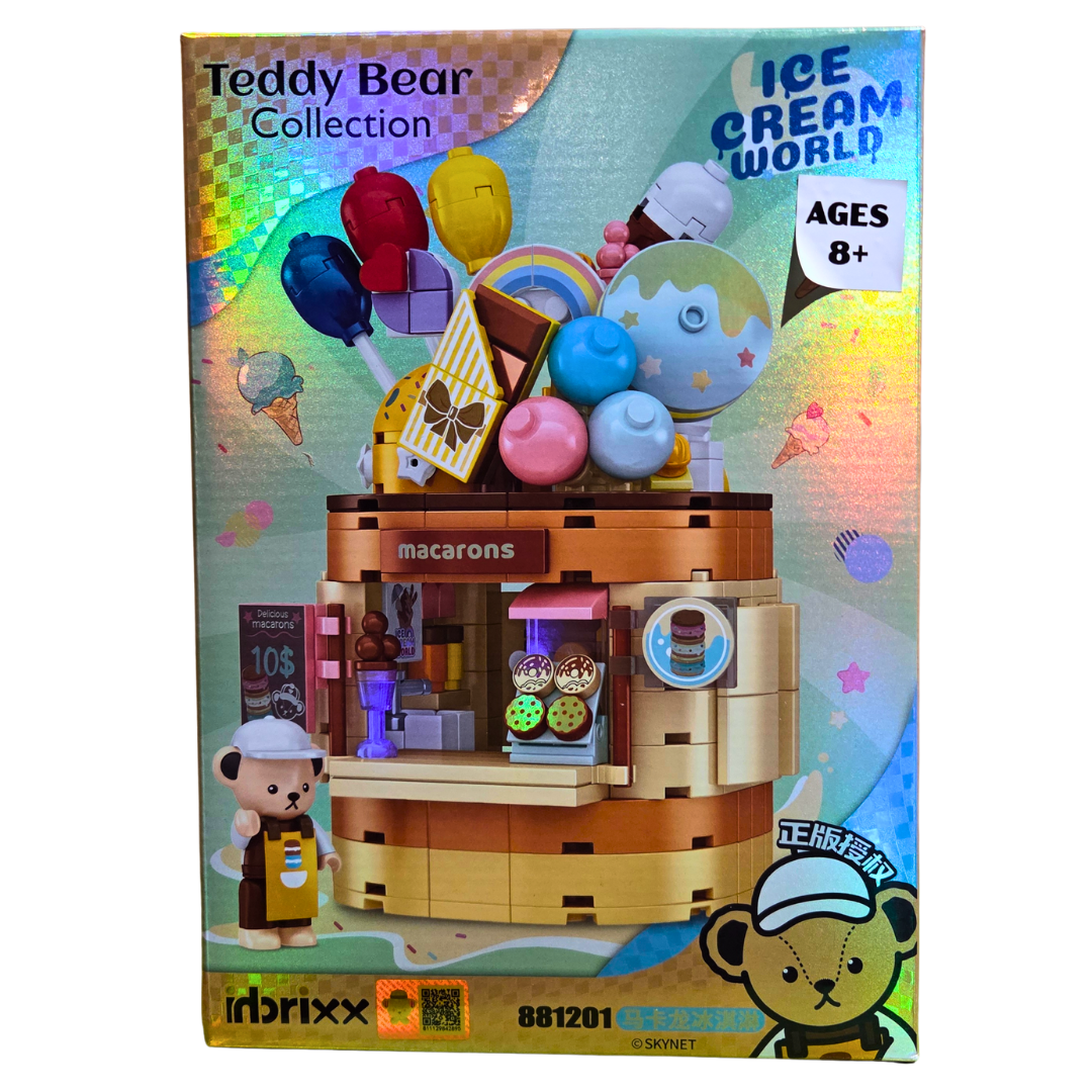 Inbrixx 81201 Teddy Macaroons & Ice Cream – 354pcs Display Brick