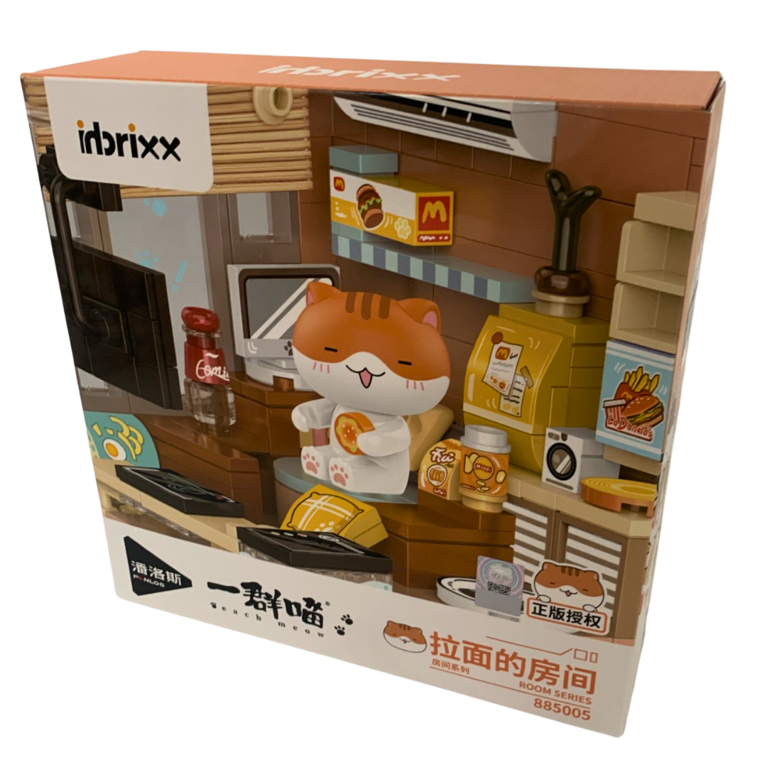 Inbrixx 85005 Ramen's Room – 263pcs Cat Room Display Set – IMEX