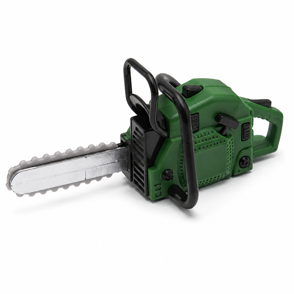 Green 1/10th Scale Chainsaw Garage Accessory for RC Crawlers and Scale Dioramas