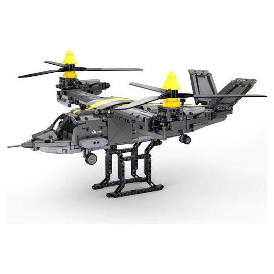 CaDA Tiltrotor Helicopter (Non-Motorized) Brick Building Set 1,436 Pieces