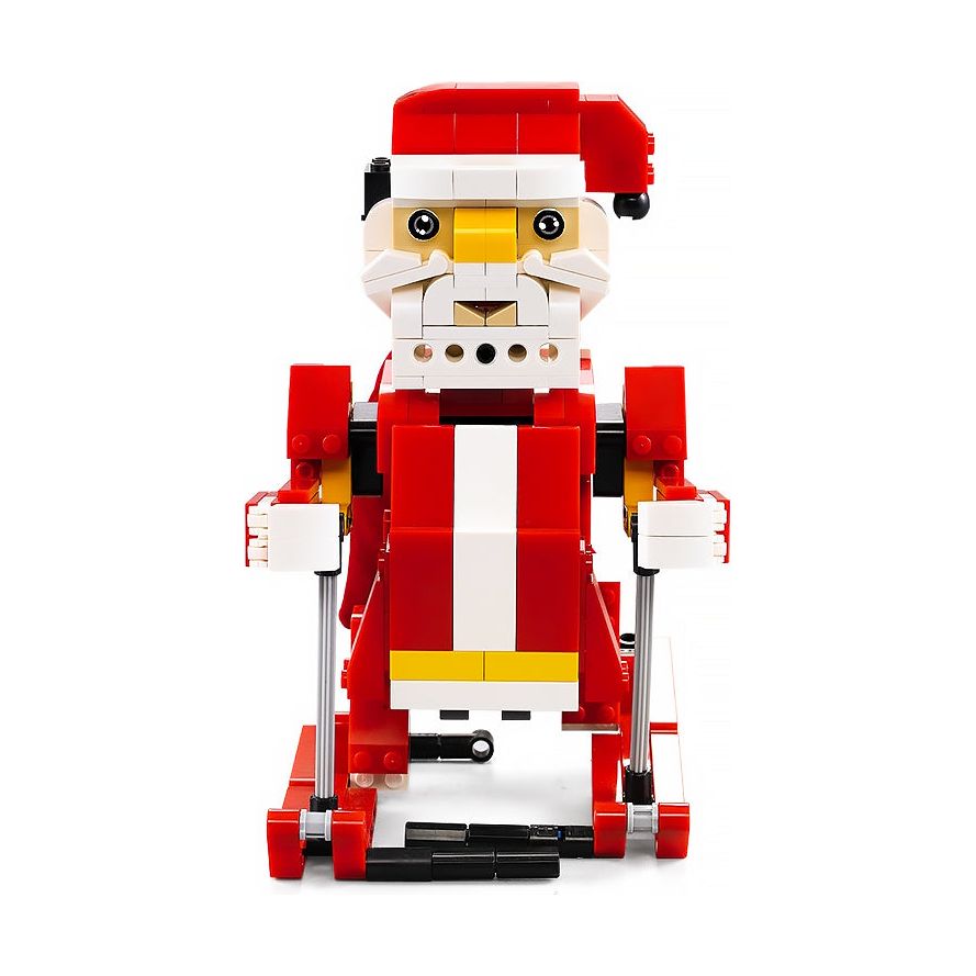 CaDA Santa Claus 2in1 with Sleigh Motion & Sound Controlled Brick Building Set; Lights, Movement & Sound 439 Pieces