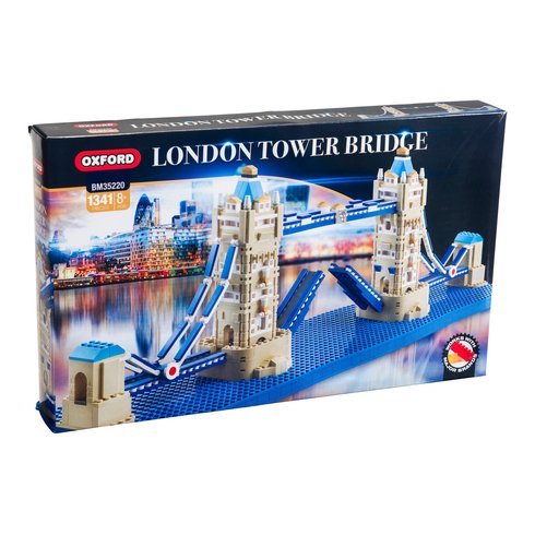 Oxford Tower Bridge Brick Set – 1,341-Piece London Landmark Model for Display & Architecture Fans