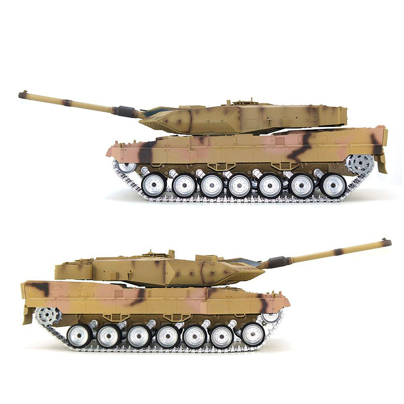 TONGDE German Leopard 2A7 1/16 Scale Battle Tank - Metal Tracks