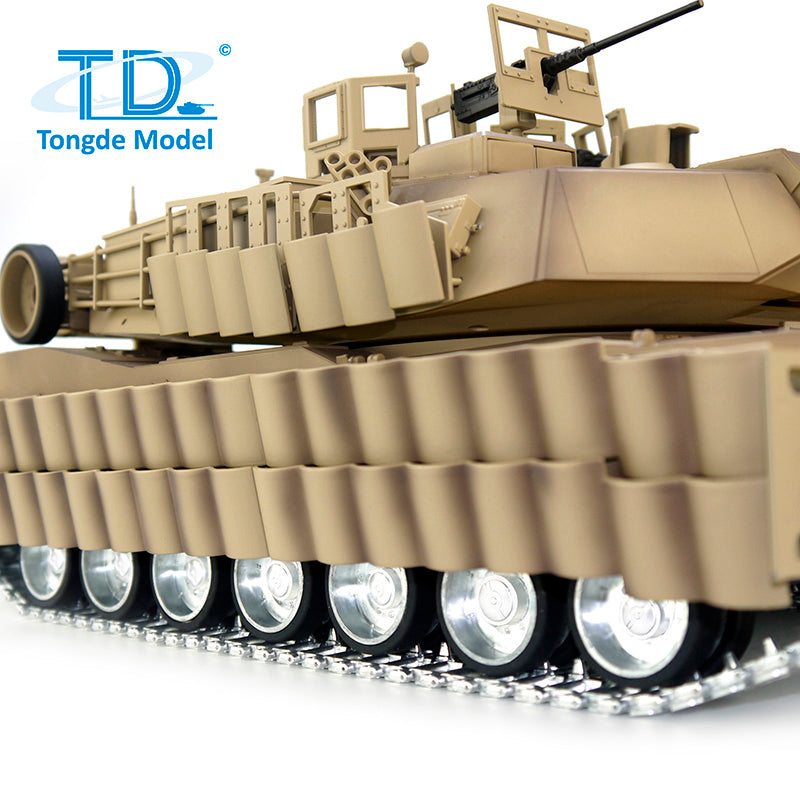 TONGDE M1A2 SEP TUSK II Abrams 1/16 Scale Battle Tank - Metal Tracks