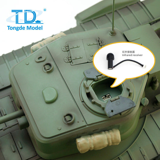 TONGDE CHURCHILL MK VII 1/16 Scale Battle Tank - Plastic Tracks