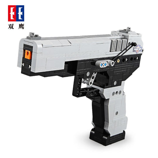 CaDA Model Combat Pistol Brick Building Set 412 Pieces