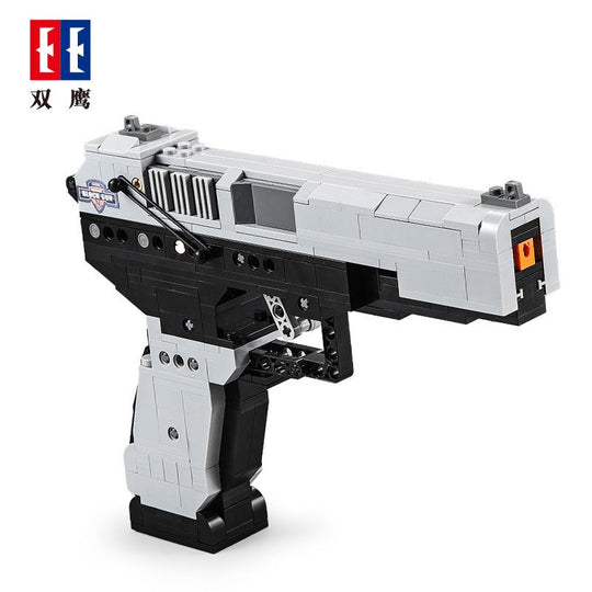 CaDA Model Combat Pistol Brick Building Set 412 Pieces