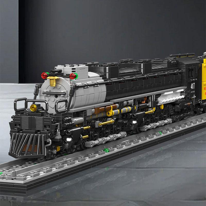 Mould King Big Boy 4-8-8-4 Steam Locomotive Building Block Set - 3,040+ Pieces