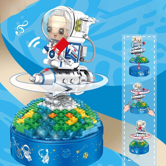 Panlos Creative Music Box Series – Astronaut Music Box – Model 656018 (546 Pieces)