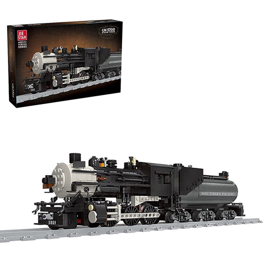 CN5700 Steam Train Building Kit with Train Track (1136 PCS)