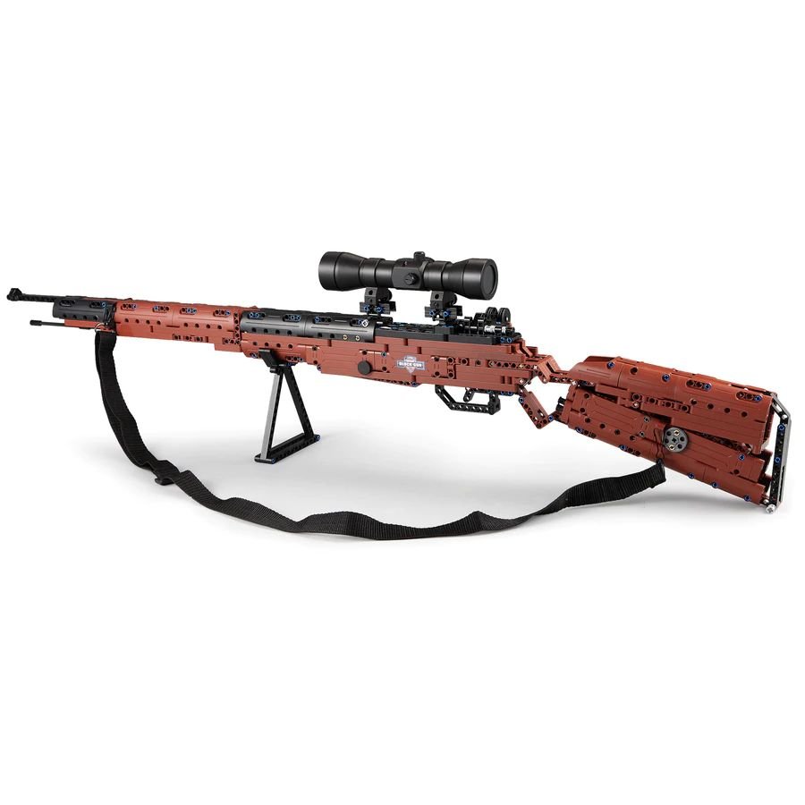 CaDA Model Bolt-Action Rifle Brick Building Set 653 Pieces