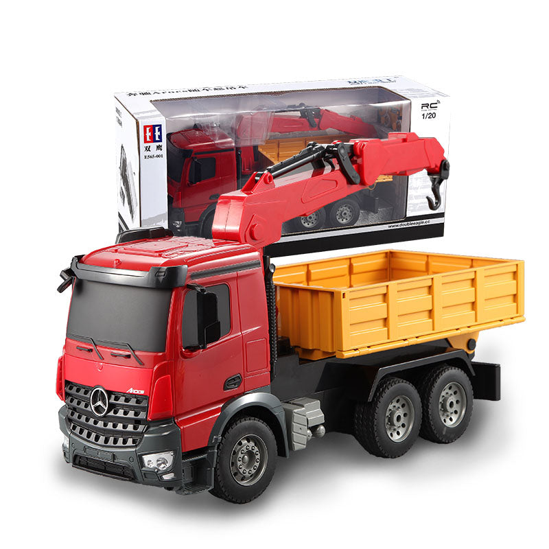 Double E 1:20 Scale Mercedes-Benz Arocs Timber Truck with Loading Crane (E565-003)