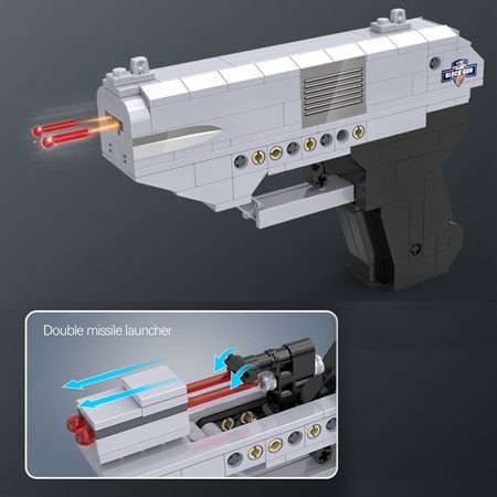 CaDA Model Double-Barrel Pistol Brick Building Set