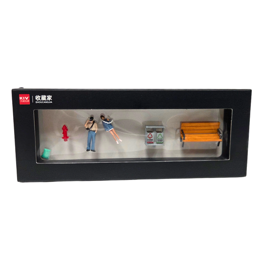 Light-Up 7-Eleven Storefront Diorama Scene For 1:64 Diecast