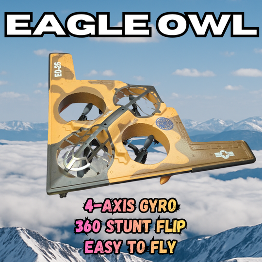 Eagle Owl OE-26 B2 Bomber RC Airplane – 2.4GHz 6-Axis Gyro Stealth Drone