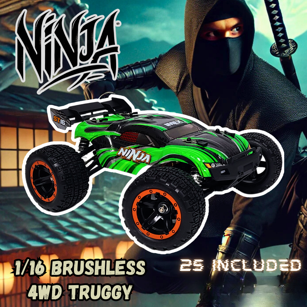 IMEX Ninja 1/16 Scale Brushless 4WD RC Truggy – High-Performance Off-Road Racing