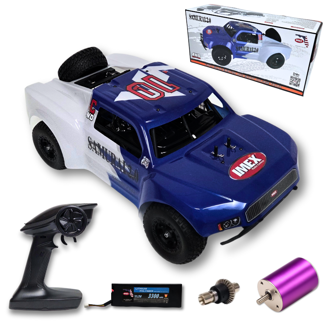 IMEX Samurai 2.0 Brushless RC Short Course Truck – 4WD 3S LiPo RTR with Hobbywing ESC