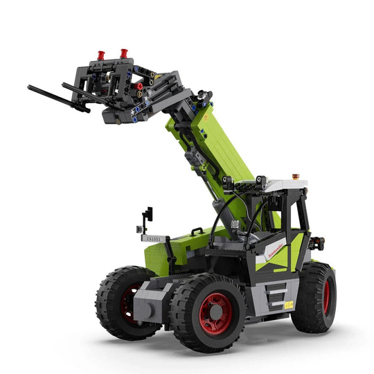 CaDA Masters Telehandler Loader 1:17 Scale Remote Controlled Construction Series 1:17 Scale Full Function Brick Building Set 1,469 Pieces