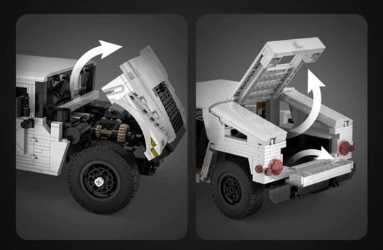 CaDA 1:12 Scale Model Humvee (Non-Motorized) Brick Building Set 1,386 Pieces