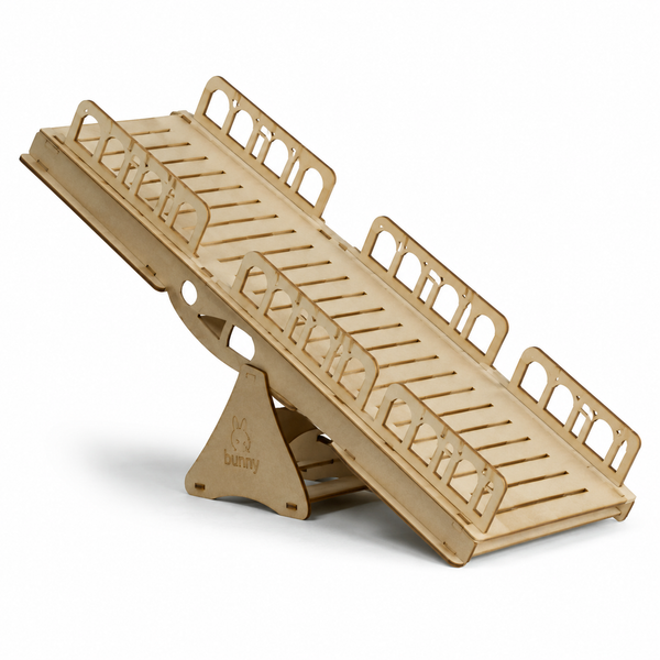Wooden Balance Bridge RC Crawler Obstacle for 1/16th, 1/18th, and 1/24th Scale Crawlers