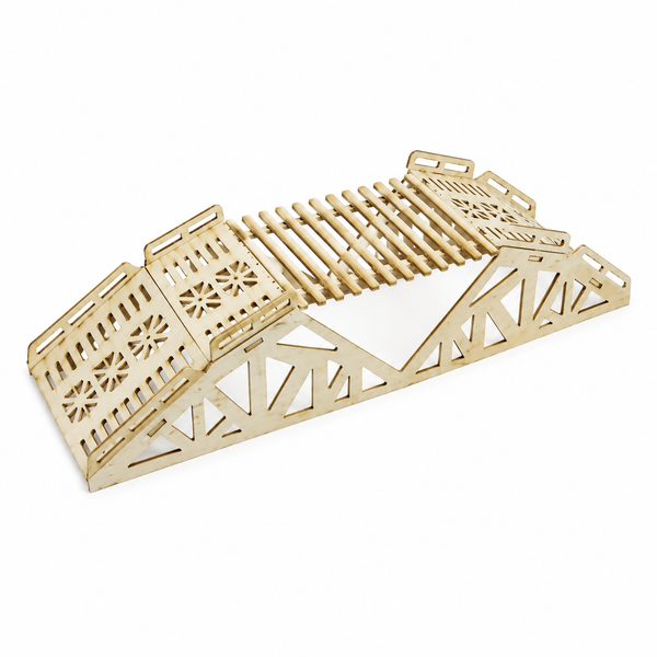 Wooden Truss Bridge RC Crawler Obstacle for 1/16th, 1/18th, and 1/24th Scale Crawlers