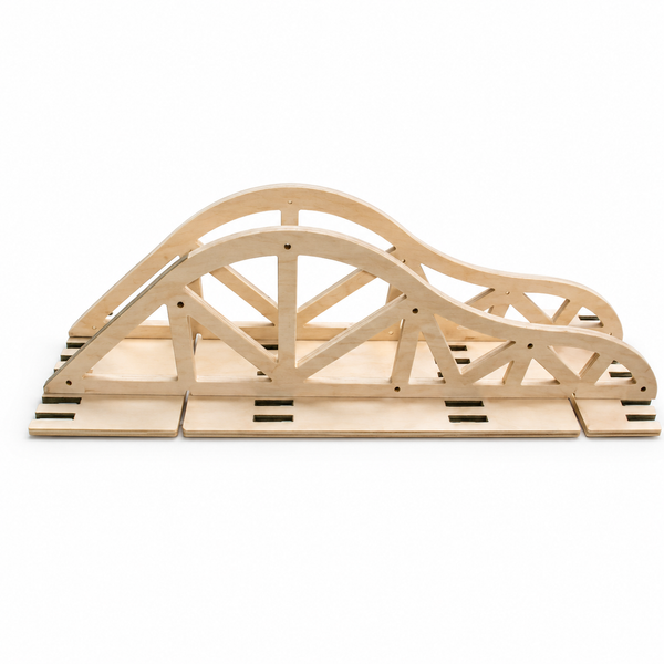 Wooden Roller Bridge RC Crawler Obstacle for 1/16th, 1/18th, and 1/24th Scale Crawlers