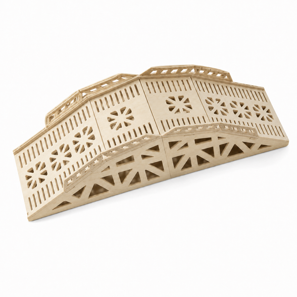 Wooden Arch Bridge RC Crawler Obstacle for 1/16th, 1/18th, and 1/24th Scale Crawlers