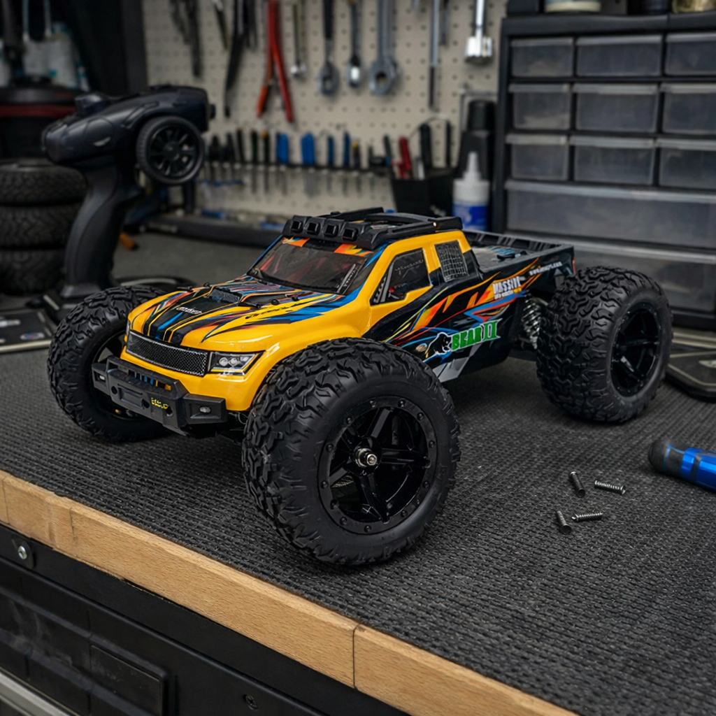 🔥LIMITED TIME BUNDLE — 1/12 Scale RTR Monster Truck + FREE Repair Mat, Voltage Checker, Screw Tray + FREE SHIPPING