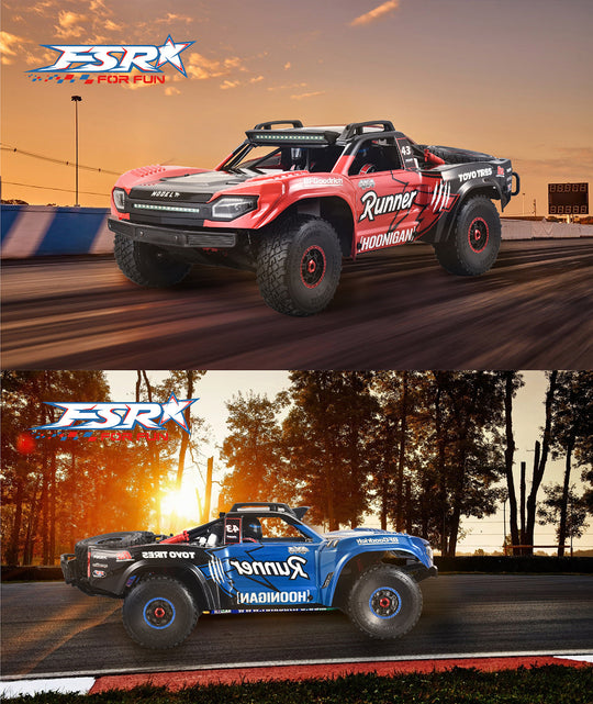 FS Racing FS23906 Runner SCT 1/7 Scale 4WD Brushless Short Course Truck – Blue Edition