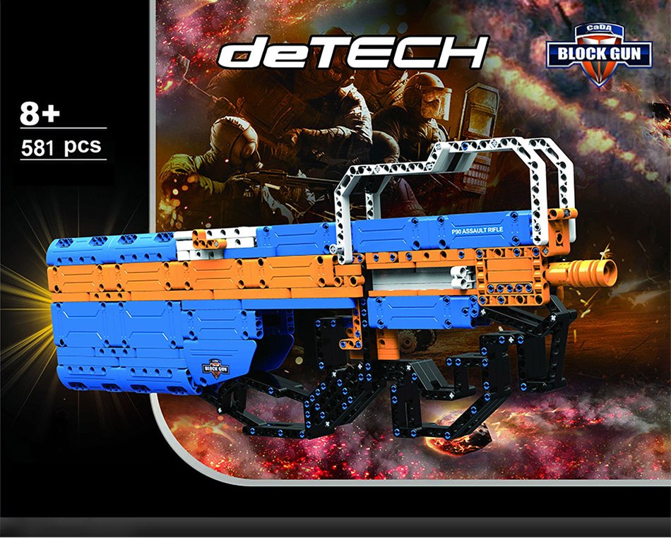 CaDA SMG Brick Building Set 581 Pieces