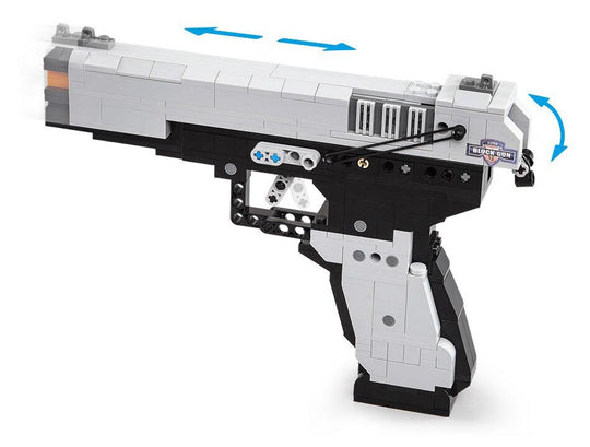 CaDA Model Combat Pistol Brick Building Set 412 Pieces