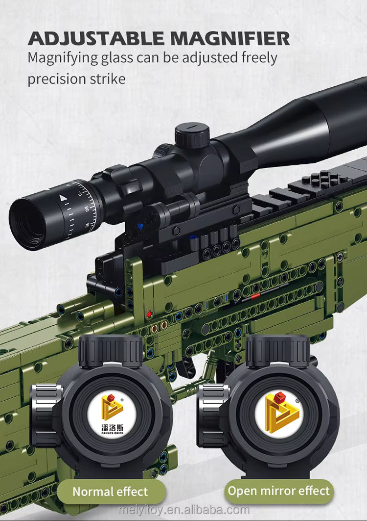 Panlos — AWM Sniper Rifle (Model INBX67001) — 1315 Pieces
