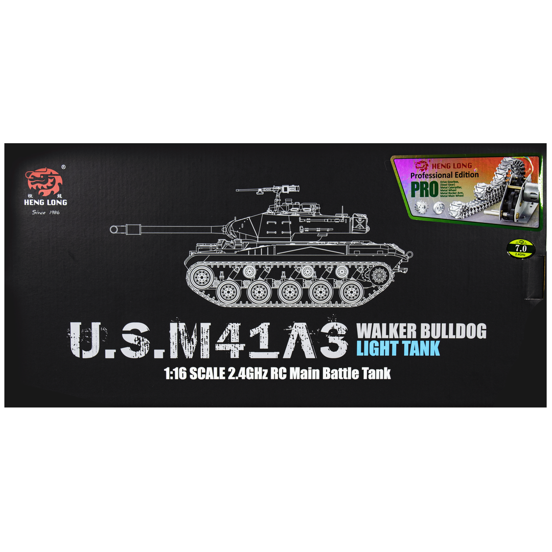 Heng Long M41A3 Walker Bulldog Pro Edition with 7.0 Electronics BB/IR