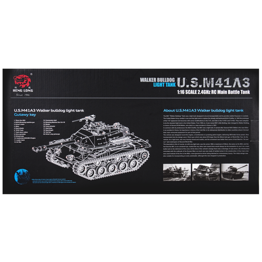 Heng Long M41A3 Walker Bulldog Pro Edition with 7.0 Electronics BB/IR