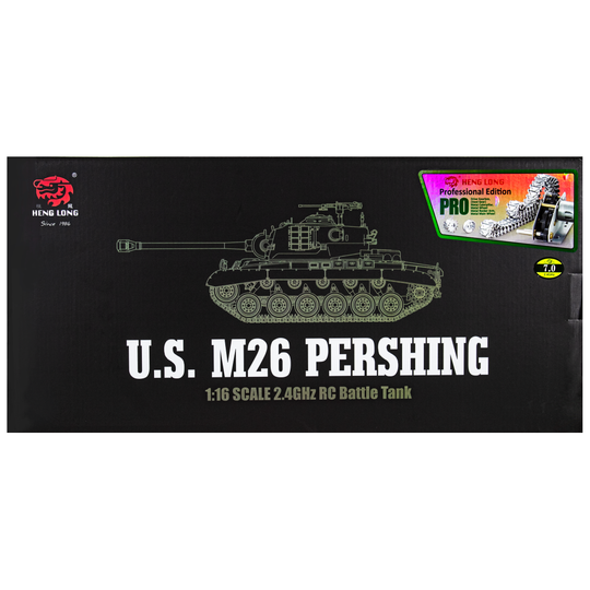 Heng Long 1/16 M26 Pershing Snow Leopard -  Pro Edition