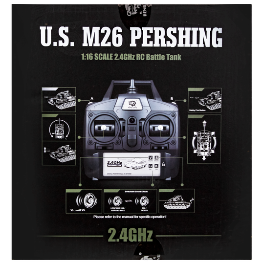 Heng Long 1/16 M26 Pershing Snow Leopard -  Pro Edition