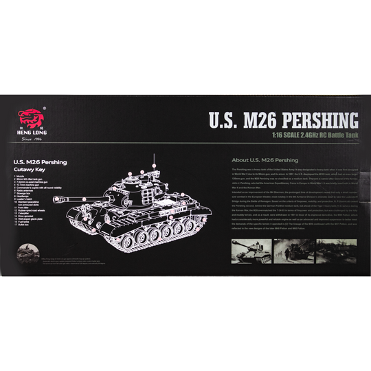 Heng Long 1/16 M26 Pershing Snow Leopard -  Pro Edition