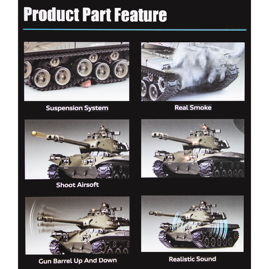 Heng Long M41A3 Walker Bulldog Pro Edition with 7.0 Electronics BB/IR