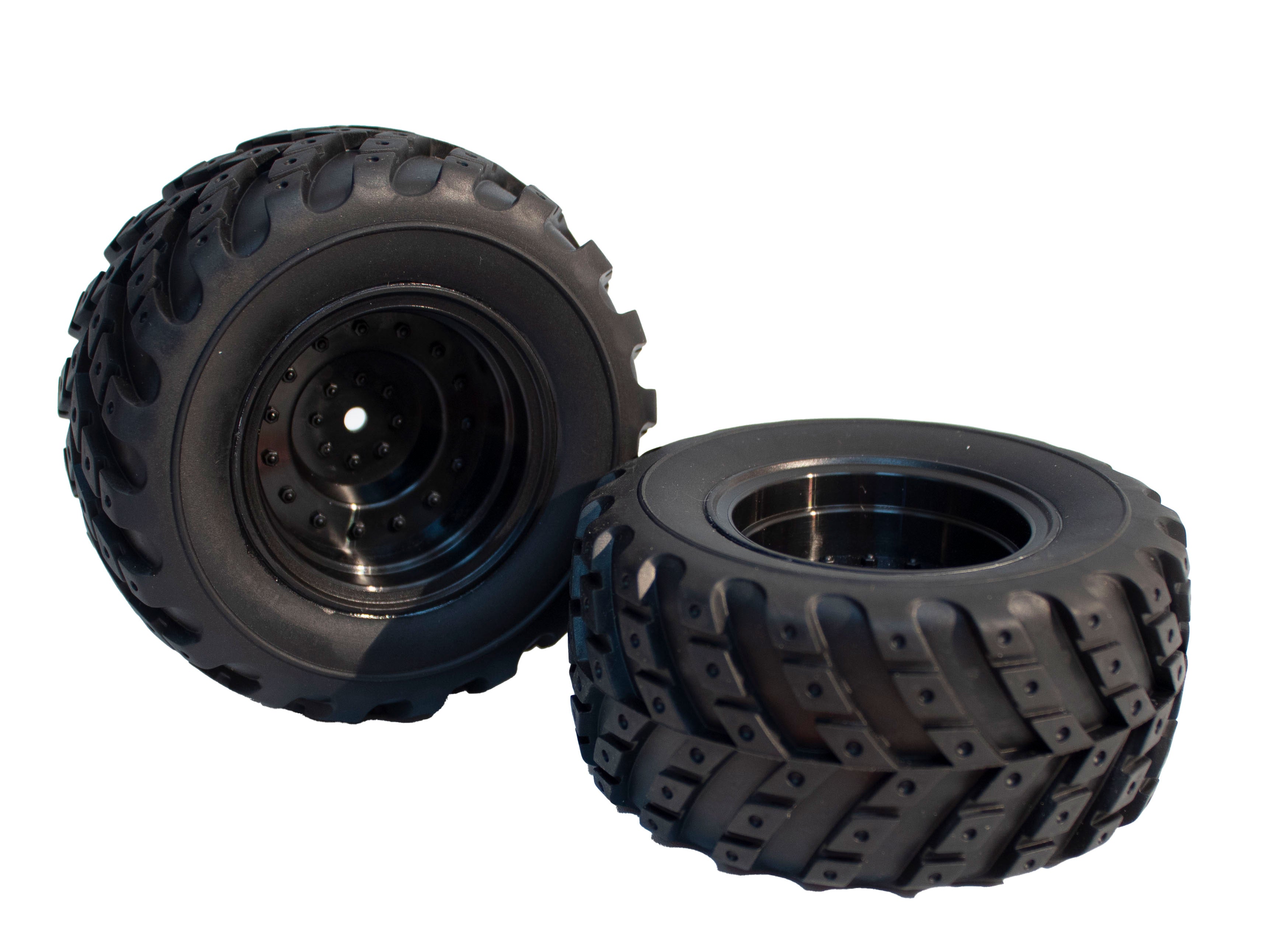 WHEELS-COMPLETE-BLACK  1 PAIR