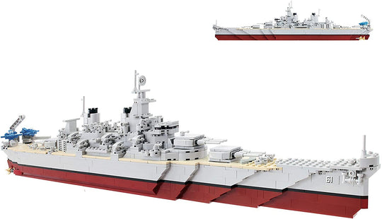 Imex Oxford Iowa US Battleship BB-61 1071 Pieces