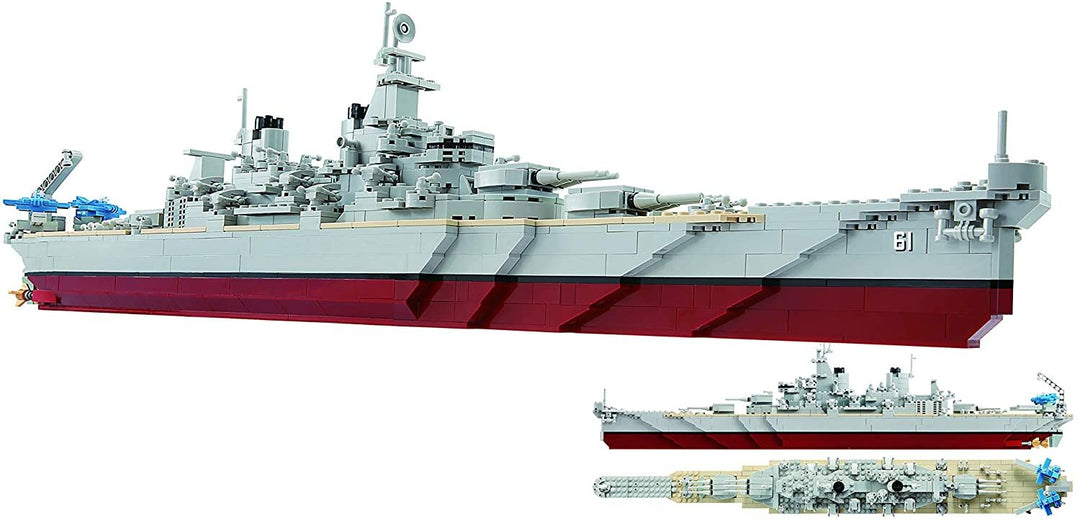 Imex Oxford Iowa US Battleship BB-61 1071 Pieces