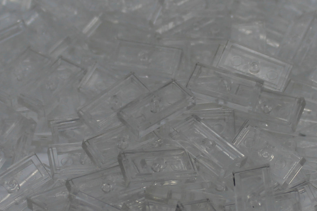 1x2 Tile Brick 200 Pack (Clear)
