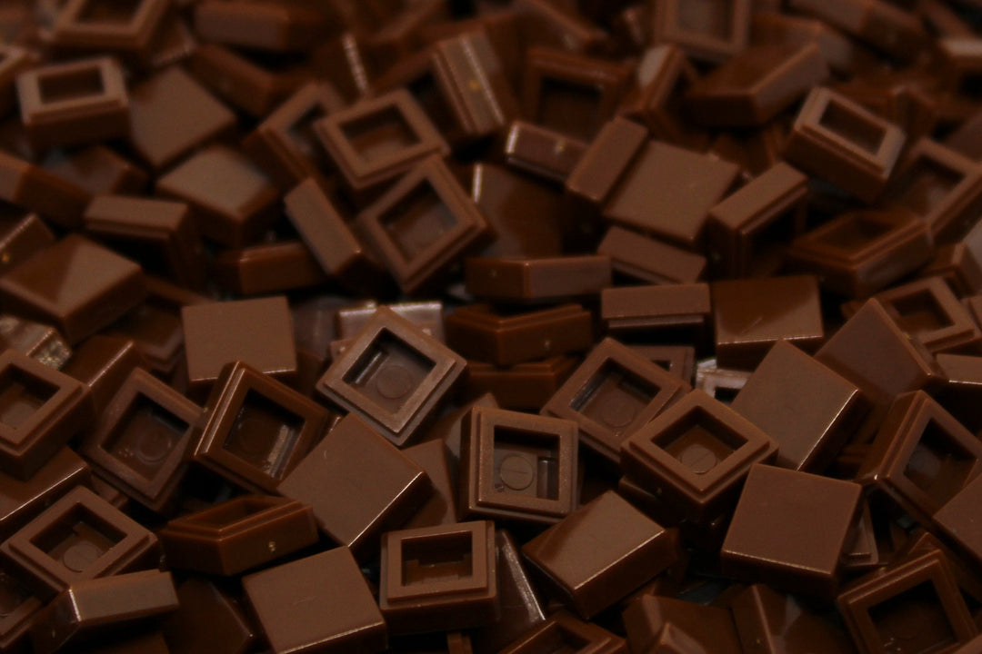 1x1 Tile Brick 300 Pack (Brown)
