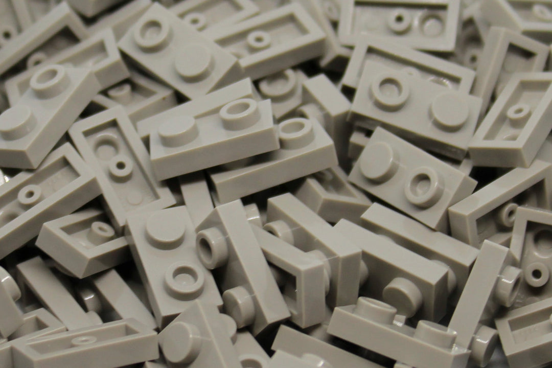 1X2X1/3 Stud Bricks 200 Pack (Light Gray)