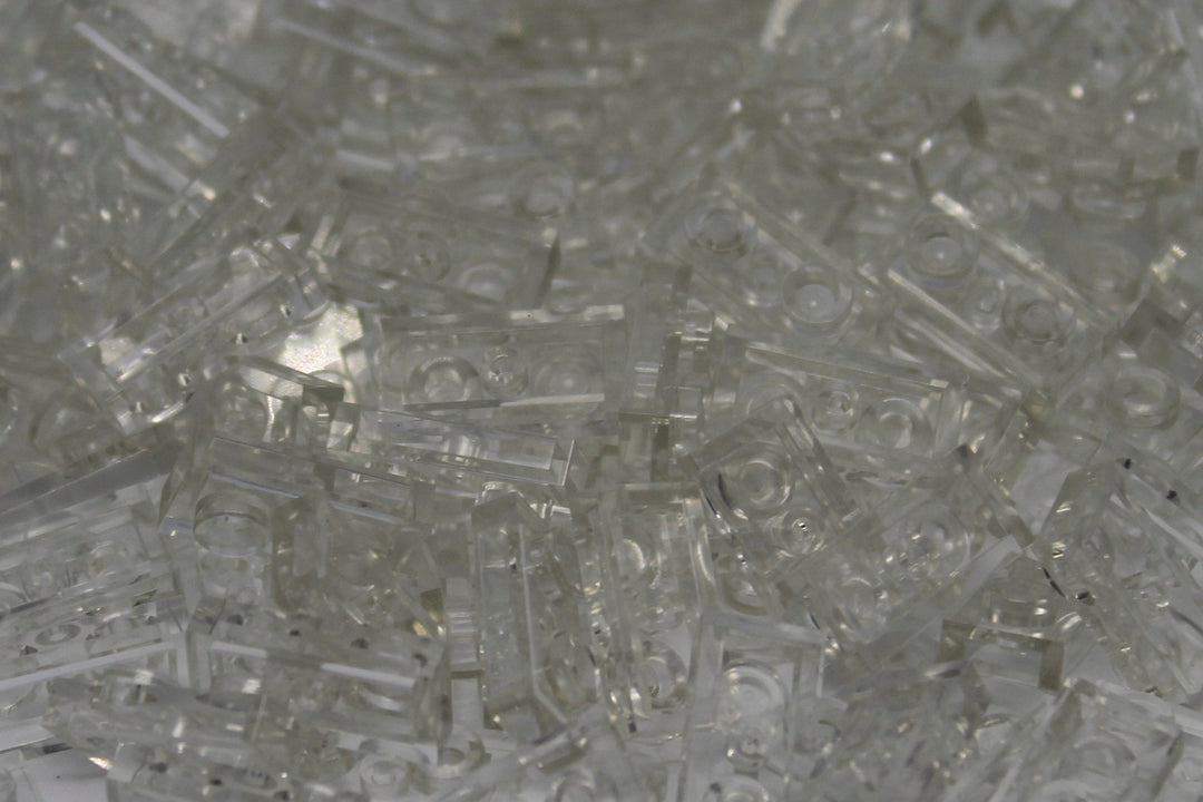 1X2X1/3 Stud Bricks 200 Pack (Clear)