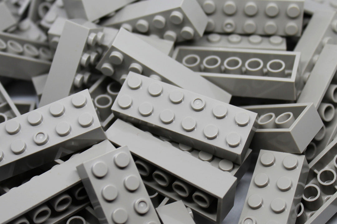 2x6 Stud Bricks 80 Pack (Light Gray)